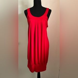 Wet Seal Retro Red Sleeveless Dress